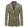 Herrdräkter blazers enstaka bröst långärmad tryckt kostym jacka mäns mode trim män klänning bröllop företag blazer masculino m-5xl 6xl 230729