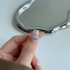 Hart 925 Ring Luxe Liefde voor Vrouw sterling Zilveren Mode-sieraden Kubieke Zirconia Ronde Ovale Diamant Dames Bruid Trouwen Verlovingsring Gift