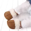 Cute Newborn Baby First Walkers Autumn Winter Toddler Girls Boys Boots Indoor Non-Slip Soft Bottom infant Shoes Home Slippers