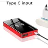 Powerbanks voor mobiele telefoons 20000 mAh Auto Jump Starter Power Bank Qi Draadloze oplader Autobatterij Power Bank met Type C-ingang LED-zaklamp Digitaal display L230824