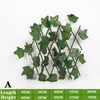 Decorative Flowers Artificial Green Plant Fence Garden Supplies Wood Background Wall Fake Leaves Home Decoration Accessories