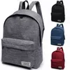 Sacs d'école Hommes Mâle Toile Sac À Dos Gris Casual Sacs À Dos 15 pouces Ordinateur Portable Sacs À Dos Collège Étudiant Sac Femmes Mochila 230729