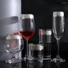 Vinglas Europeiska stil Glasbägare Juice Drink Champagne Party Drinkware Dinner Water Cup Home Decoration Cups
