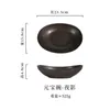 Dinnerware Sets Japanese Ceramic Ingot Bowl Creative Tableware Irregular Soup Plate Oval Salad