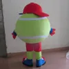 Ręczące fabryka z rabatów 2018 Kolorowa maskotka piłka tenisowa piłka tenisowa dorośli Mascot Costume 292G
