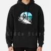 Sweats à capuche pour hommes Surf Octopus Ocean Beach Palmiers Manches longues Planche de surf Surf