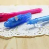 Partihandel Creative Magic UV Light Pen Invisible Ink Pennor Roliga Aktivitetsmarkör Skol Stationery Supplies för barngåvor Ritning