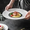 Tallrikar nordiska enkel biff dessertplatta västerländska franska middagskombination kreativ café set tabell