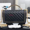 2022SS Luxury Designer Bag Handbag Ladies Classic Flap Solid Color Rib Premium Brand Large Capacity Cosmetic Bags Coin Purse Shoulder Bag Crossbody