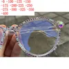 Sunglasses Fashion Anti Blue Light Myopia Glasses For Women Round Rhinestone Prescription Farsightedness Diopter XN