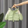 Jackets Boys Spring Autumn Children Hoodies Trench Coats For Baby Girls 1 To 6 Years Clothes Kids Outerwear Toddler Tops Coat 230729