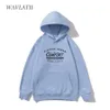 Damen Hoodies Sweatshirts WAVLATII Frau Coole Bedruckte Hoodies Weibliche Casual Baumwolle Übergroße Tops Dame Khaki Streetwear Langarm Kleidung WH2310 230729