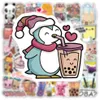 Nieuwe 10 50 100 PCS Leuke Cartoon Parel Melk Thee Stickers Pack voor Meisje Boba Bubble Teas Decal sticker Om DIY Bagage Laptop Gitaar Ca234x