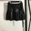 Plus size Dresses Designer Hip Hop Dress Ladies Sheep Leather Skirts High Waist Girls Seasons Personality Skirt Clothing FPT6