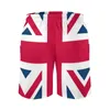 Short pour homme Union Jack. Drapeau Du Royaume-Uni. Drapeau britannique britannique. BIG SQUARE Summertime Random Beach Sea Respirant Quick D