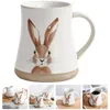 Mugs Decorate Multi-function Coffee Cup Breakfast Stove Top Wax Warmer Espresso Supplies Handheld Cups Ceramic Porcelain