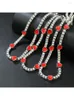 Chaînes Iced Out Bling Cz Chaîne De Tennis Collier Ras Du Cou En Émail Rouge Coeur Charme De Mode Hip Hop Bijoux Pour Hommes Femmes Couleur Argent