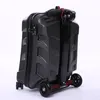 Suitcases Carrylove 21" ABS Scooter Trolley Luggage Cabin Suitcase Lazy Travel Bag For Trip
