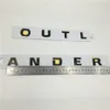 Mitsubishi Outlander için Araba Aksesuarları Dışarısı Ön Kaput Amblemleri Rozet Bonnet Logo Harfleri Script Stickers248s