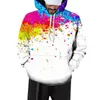 Herren Hoodies Mode Malerei Sweatshirt 3D Druck Hoodie Übergroße Tops Sweatshirts Für Männer Pullover Kordelzug Sudaderas Plus Größe