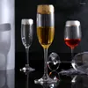 Vinglas Europeiska stil Glasbägare Juice Drink Champagne Party Drinkware Dinner Water Cup Home Decoration Cups