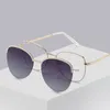 Lunettes de soleil Vintage Cat Eye Anti Blue Light Lunettes Cadres Polarisées Flip-on Hommes Femmes Métal Mode Ordinateur Lunettes