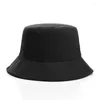 Chapeaux à large bord Style de célébrité chapeau seau enfants coréen Hipster Internet polyvalent été résistant au soleil Logo imprimable Patte