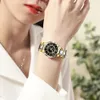 Wristwatches SUNKTA Sapphire Mirror Luxury Women Watch Tungsten Steel Material Waterproof Watch Ladies Watches Diamond Clock Relogio Feminino 230729