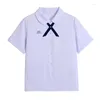 Set di abbigliamento Uniforme scolastica tailandese Girocollo Camicia da studente di classe JK Tailandia Set di gonna a pieghe alta da ragazza Seifuku