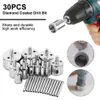 Professional Drill Bits 30pcs Diamond Coated Bit Set Tile Marble Glass Ceramic Hole Saw Drilling For Power Tools 6mm-50mm251N