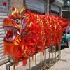 DRAGON DANCE Stage Wear 14m 8 adulti tessuto di seta Primavera cinese ORIGINALE Folk Festival Celebration Costume mascotte298M