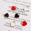 Small Love Heart Emalj Alloy Plated Color Charms hängsmycken för handgjorda DIY -örhängen Halsband Key Chain Armband Smycken Makande tillbehör