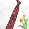 Papillon 8cm Collo in poliestere per abito formale da uomo Affari Pois Animali Modello Cravatte Camicia da sposo Matrimonio Vino Rosso Corbatas