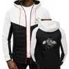 Heren Hoodies 2023 Lente Herfst Perfectie Schieten Afdrukken Warm Hoge Kwaliteit Katoen Patchwork Comfortabele Jas Dunne Capuchon