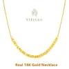 Strands Strings VITICEN Real 18k Gold Phoenix Necklace Women Au750 Jewelry Gift For Wife And Girlfriend In Fashion Classic Clavicle 230729