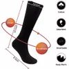 Bawełniane ogrzewane skarpetki sportowe skarpetki narciarskie zimowe stopy ciepła elektryczna energia baterii Sock Bateria dla mężczyzn Kobiet Wysoka jakość266a