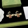 Oorbellen Designer Gold Stud Voor Vrouwen Oorringen Stud Letter Oorbellen Sieraden Set Valentijnsdag Cadeau Engagement 18 Stijlen