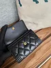 Fashion Sales Classic Card Holders Women's hoogwaardige alle lederen luxe designer tas goud en zilveren gesp porter met box666