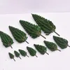 Fleurs décoratives 10 Pcs Miniature Scène Paysage Modèle Arbre Paysage Petits Arbres En Plastique Pin Construction Bac À Sable Plante Artificielle