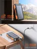 Banki zasilania telefonu komórkowego Solar Power Bank 42800MAH PD 18W Szybkie ładowanie Powerbank dla iPhone'a 14 13 Samsung Huawei Xiaomi Waverbank z LED Camping Light L230728