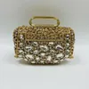 Evening Bag Green Crystal Stone Top Handle Handbags Blue Ladies Bridal Handbag Wedding Clutch Purse Minaudiere 230729