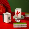 Kopjes Schotels Mahjong Vormige Keramische Mok Gepersonaliseerde Creatieve Kop Retro Chinees Drinken