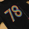 Erkekler Tişörtleri Gilbert Baker Tribute Man's Polyester Tshirt Eşcinsel Tasarım Crewneck Kısa Kollu Gömlek Mizah Doğum Günü Hediyeleri