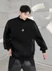 Camisolas masculinas com capuz IEFB Darkwear oco design de malha manga comprida camisola masculina outono moda coreana manga comprida tops masculinos 9A4936 230729