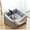 Kennels Pet Cat Sleeping Nest Small Dogs Puppy Mattress Bed All Season House Dog Supplies