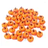 Dekorativa blommor Mini Simulering Artificial Pumpkin Happy Halloween Decoration Prop Fall Harvest Wreath Autumn Wedding Thanksgiving