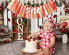 Banner Flags Berry Strawberry Theme High Chair Banner Sweet First Birthday Banner Po Backdrop Decor Birthday Souvenir and Gifts for Kids 230729