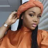 Ubranie etniczne Najnowsze przesadne duże satynowe warkocz 2022 Ręcznie robione afrykańska czapka Nigerian Wedding Gele Women Turbans Ladies Headies 264C