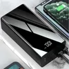 Banki zasilające z telefonu komórkowego 100000 mAh Power Bank Portable ładowarka 4 USB PAVERBANK Zewnętrzny pakiet akumulatorów dla iPhone'a 14 13 12 Xiaomi Huawei Samsung Powerbank L230728