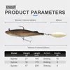 Baits Lures Kingdom SPINNER Fishing Big Soft Swim With Spoon On Tail Sinking Action 3D Printing 140mm 170mm 205mm Lure 230729